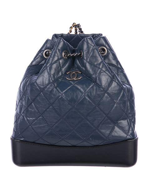 chanel backpack 2017 deep blue and orange|Chanel gabrielle backpack price.